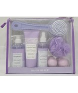 Olivia Grace Lavender Mesh Bag Body Care 8 Piece Set For Women - $45.83 CAD
