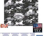 USA MADE URBAN GRAY Grey CAMO Camouflage Bandana Head Neck Wrap Scarf Fa... - $8.99