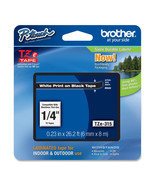 Brother TZe315 1/4&quot; 6mm white on black TZ Ptouch label tape TZ315 PTD200... - $32.99