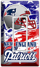 New England Patriots Football Team 1 Gang Light Gfci Switch Plate Man Cave Decor - £8.91 GBP