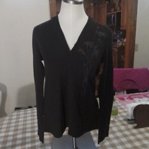 Faded Glory Black Hoodie, Oversized Hooded Sweatshirt/Pullover, Cozy Lounge Wear - £5.43 GBP