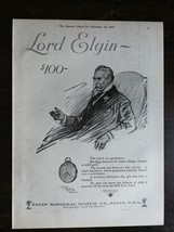 Vintage 1917 Lord Elgin National Watch Company Full Page Original Ad 222 - £5.43 GBP