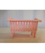 Playskool Dollhouse Victorian Doll house Crib for Loving Family  Pink  - £7.02 GBP