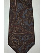 Vintage Damon Luxury Narrow Paisley All Silk Necktie 54.5&quot; x 3.15&quot; - $14.84