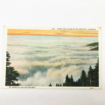 Above the Clouds on Mt Manitou Colorado Postcard - $3.65