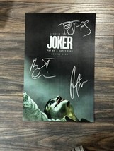 JOKER MOVIE POSTER 11x17 SIGNED &amp; AUTHENTICATED with COA - £112.10 GBP