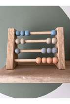 Natural Healthy Wooden Toy Montessori Abacus Analytical Intelligence Mathematics - £14.90 GBP+