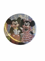 Vintage Mickey And Minnie Mouse - Walt Disney Productions Pin - Some Wear - £4.63 GBP