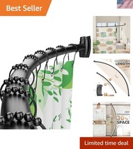 Adjustable Curved Shower Curtain Rod 40-72 Inches - Easy Installation &amp; ... - €36,24 EUR