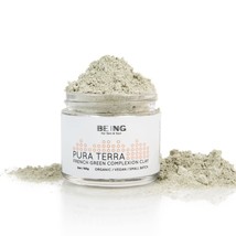Pura Terra Complexion Clay Detoxifying French Green Clay and Lavender Facial Mas - £29.56 GBP