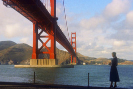 Kim Novak in Vertigo Enigmatic Pose by Golden gate Bridge San Francisco from The - £19.17 GBP