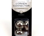Cambria Premier 1 1/8&quot; Curtain Rod Corner Connectors Set Of 2 Graphite - $9.86