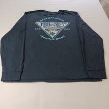 Columbia PFG Men's Black Cotton Long Sleeve Crewneck Graphic T-Shirt Size XL image 12