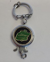 Vintage Tennessee Keychain 1970&#39;s Souvenir Keyring 2.5&quot; Metal - £7.77 GBP