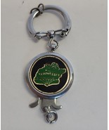 Vintage Tennessee Keychain 1970&#39;s Souvenir Keyring 2.5&quot; Metal - £7.76 GBP