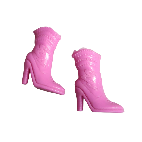 10 pairs of Pink Fashion Doll Cowgirl Boots - $5.93