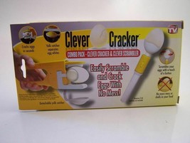 Clever Egg Cracker, Clever Scrambler Combo Pack, As Seen On TV, New In the Box  - £5.45 GBP