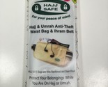 Hajj Safe Hajj &amp; Umrah Anti-Theft Waist Bag Ihram Belt Wire Reinforced New - £17.12 GBP
