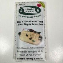 Hajj Safe Hajj &amp; Umrah Anti-Theft Waist Bag Ihram Belt Wire Reinforced New - £17.07 GBP