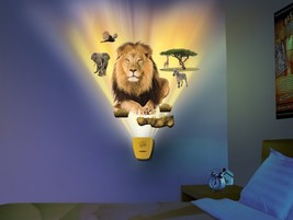 NEW Uncle Milton Wild Walls Safari Adventure Light n sound Wallscape Wal... - £23.48 GBP