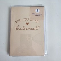 Be My Bridesmaid? Greeting Cards, set of 8 Bridal Party Cards American G... - £3.93 GBP