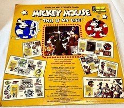 Vintage Disney 33 LP Record and Story Book 1971 Mickey Mouse This is My ... - £11.79 GBP