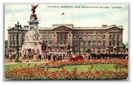 Victoria Memorial Monument London England DB Postcard U24 - £5.48 GBP