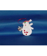 CHRISTMAS ORNAMENT Frosty The Snowman Holiday Ornament Holding a Star - $6.77 CAD