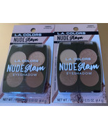 L.A Colors  Nude Glam Eyeshadow  C68853 Birthday Suit Lot Of 2 In Box - $13.29