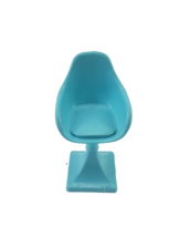 2015 Mattel Barbie Dream House Replacement Kitchen Blue Stool Chair Furn... - £9.34 GBP