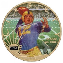 1 Oz Silver Coin 2019 $1 Liberty Faces of America - American Football No 10 - £75.20 GBP