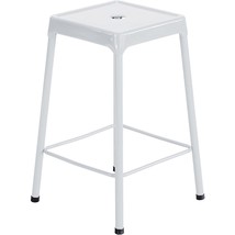 Steel Guest Stool White - £103.03 GBP