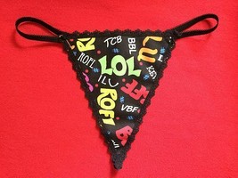 New Sexy Womens LOL Novelty Gstring Thong Lingerie Panties Underwear - £15.17 GBP