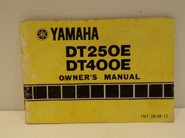 Yamaha DT250E DT400E Owners Manual 1M1-28199-12 First Ed. 1977 - $35.98