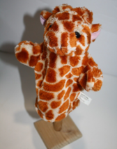 Oriental Trading Stuffed Giraffe Plush Puppet 8&quot; Animal Kids Pre-School ... - $10.73