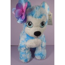 Build A Bear Blue Blast Husky Plush Dog 14&quot; Stuffed Animal Limited Edition w/Tag - $32.73