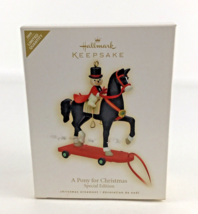 Hallmark Keepsake Christmas Ornament Special Edition A Pony For Christmas 2009 - £15.82 GBP