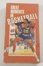 Great Moments In Basketball VHS 44 Blue Productions 1989 Video Movie  - £4.65 GBP