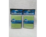 (2) (50) Packs Ultra Pro Deck Protector Island Green Standard Size Sleev... - £42.06 GBP