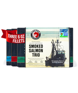 - Premium Wild Alaskan Smoked Sockeye, Coho, and Pink Salmon Trio - 18Oz... - €48,85 EUR