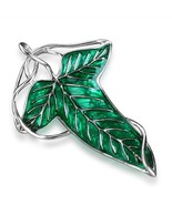 aolongwl Brooches The Lord of Rings Leaf Brooch Fan Gift Fashion Jewelry - $15.86 CAD