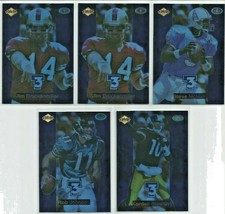 1998 Collector&#39;s Edge Football Triple Threat Inserts Lot Of Five (5) - £7.43 GBP