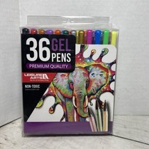 Leisure Arts Gel Pens Pack of 36 Non Toxic Assorted Colors - £15.81 GBP