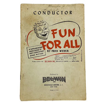 1951 Belwin Band Method Supplement Band Conductor Fred Weber Vintage She... - $9.47