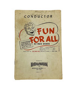 1951 Belwin Band Method Supplement Band Conductor Fred Weber Vintage She... - €8,05 EUR
