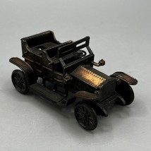 Vintage Die-Cast Miniature Car Pencil Sharpener #1905 Bronze &amp; Black Color - £7.75 GBP