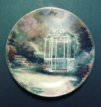 Limited Edition Collector&#39;s Plate 9535B By Thomas Kinkade &quot;May- Lilac Ga... - $24.70