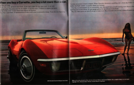 Original 1970 Chevrolet Corvette Sales Brochure Stingray Convertible Cou... - $22.24