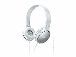 Panasonic - RP-HF300M-W - OnEar Headphones with Mic and Controller - White - $29.95