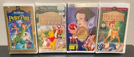 Lot of 4 Walt Disney&#39;s Snow White Peter Pan Bambi Winnie the Pooh NEW SE... - $31.49